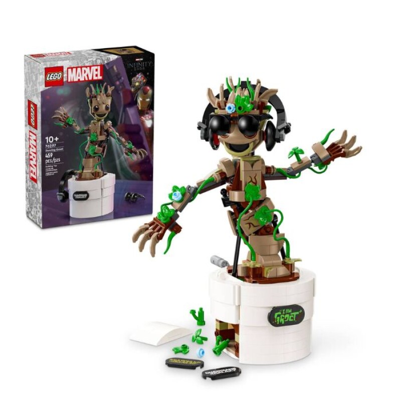 Lego® Marvel Groot Bailarín - Cantidad De Piezas 459 Lego® Marvel Groot Bailarín - Cantidad De Piezas 459