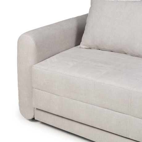 Sofá Cama Parma - Tela Microfibra TC1009 (Plata)