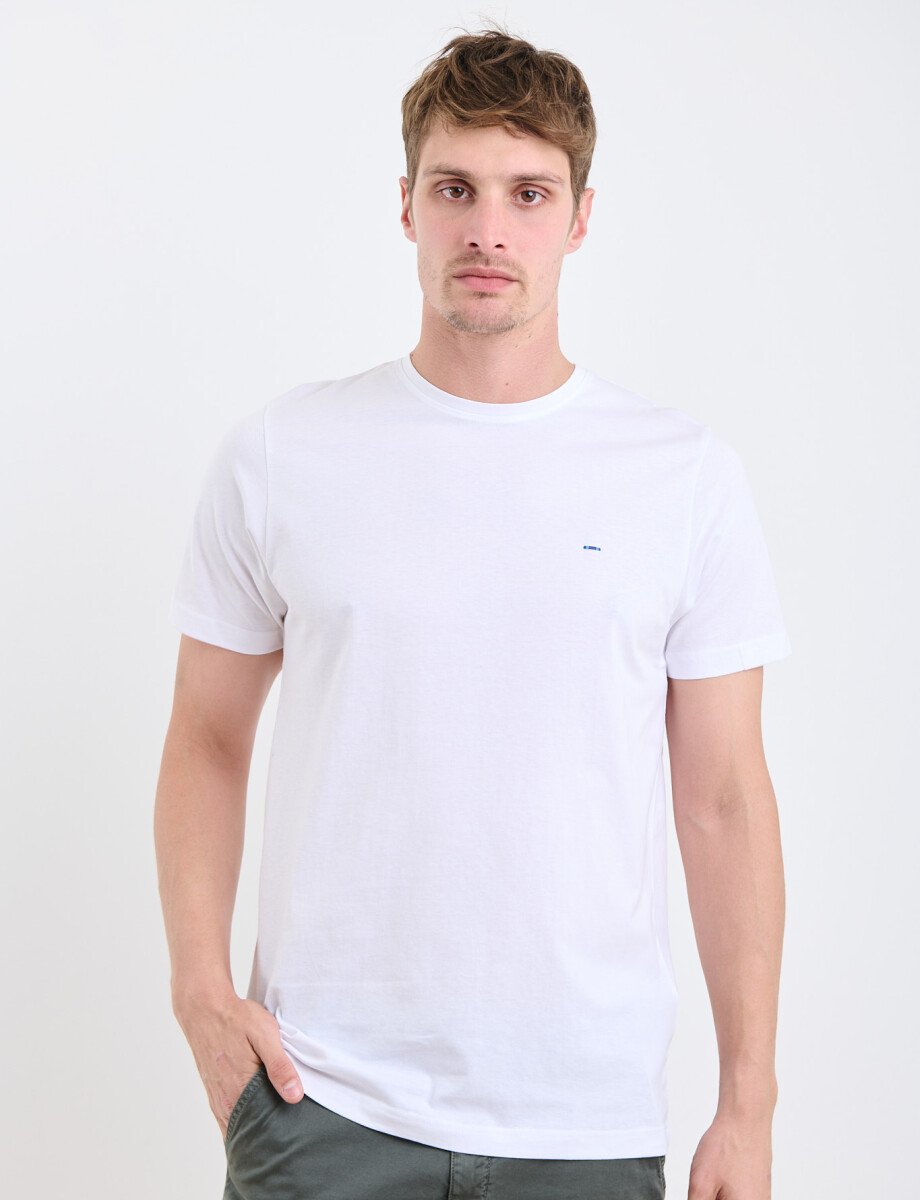 520658 T-SHIRT HARRINGTON LABEL Blanco