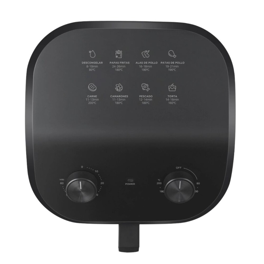 Freidora sin aceite 4,5L Negra - Modelo MF-TN45WK2 - Midea Freidora sin aceite 4,5L Negra - Modelo MF-TN45WK2 - Midea