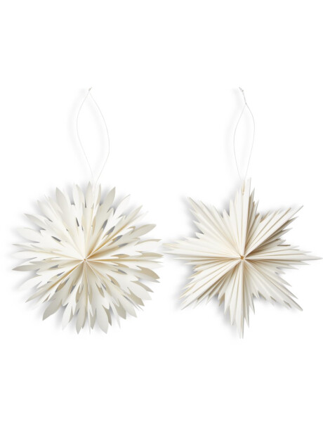 Estrella navideña SKRYMSLI Ø30xAl8cm blanco papel surtido Estrella navideña SKRYMSLI Ø30xAl8cm blanco papel surtido