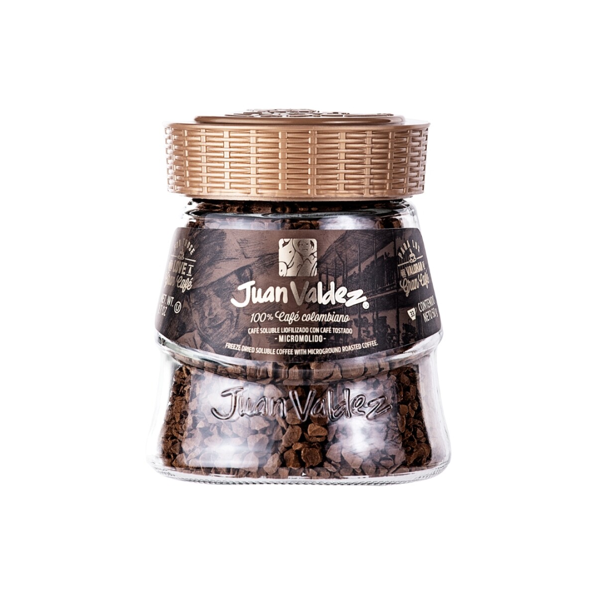 Café Soluble clásico Juan Valdez 50g 