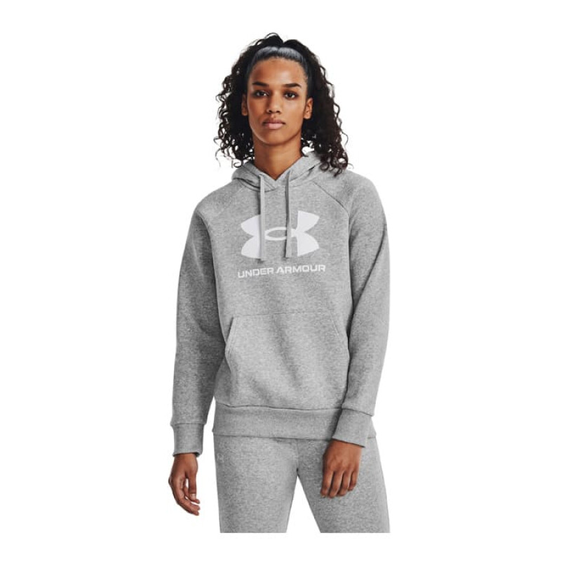 Canguro Under Armour Rival Fleece de Mujer - 501-012Y81 Gris Claro
