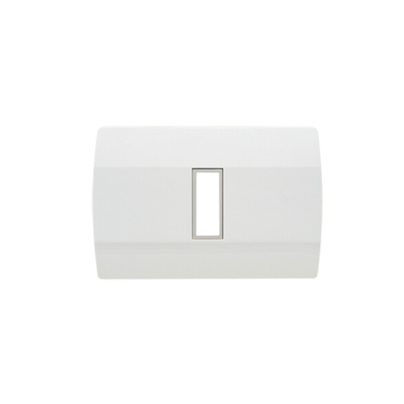 Plaqueta p/1 módulo - Visione blanco C53501