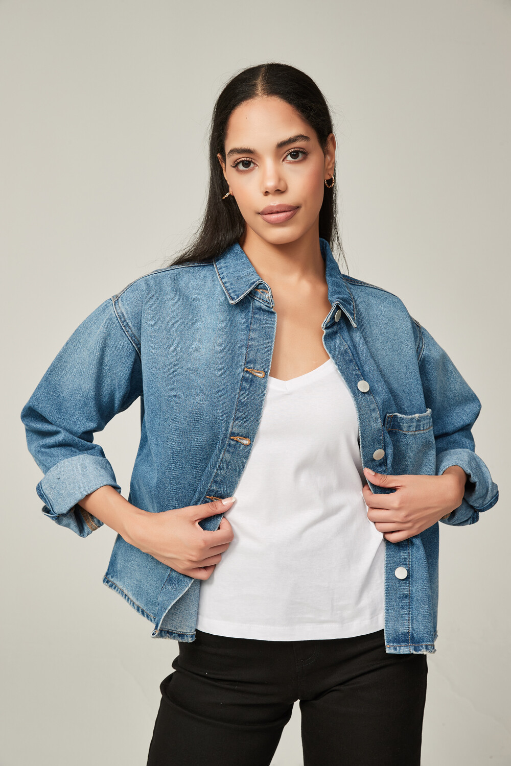 Sobrecamisa Payee Azul Medio