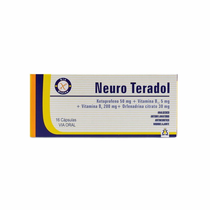 NEURO-TERADOL CJ X 16 CAPSULAS única