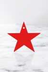 Tag estrella ROJO