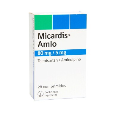 Micardis Amlo 80 Mg./5 Mg. 28 Comp. Micardis Amlo 80 Mg./5 Mg. 28 Comp.