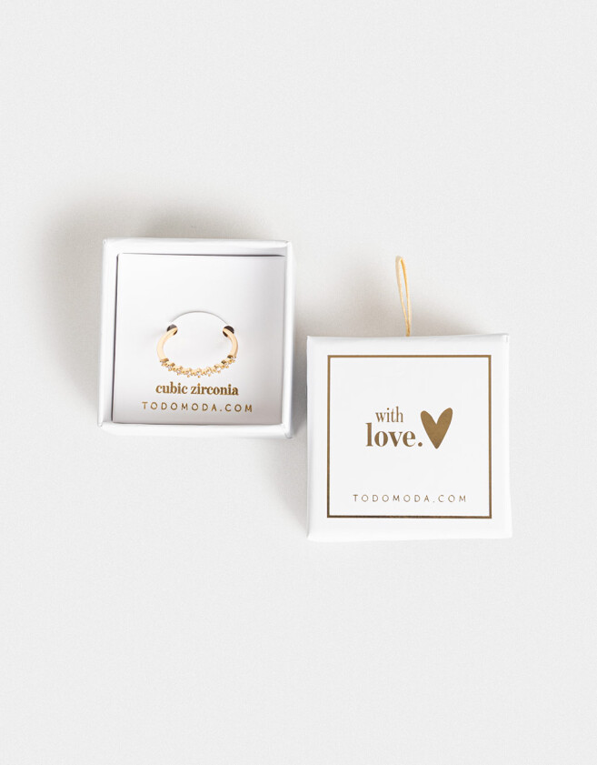 Anillos Chicos Cubic zirconia Anillo Cubic Zirconia - Dorado