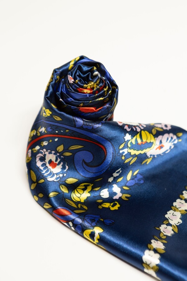 Pashmina Arabescos AZUL/MULTI