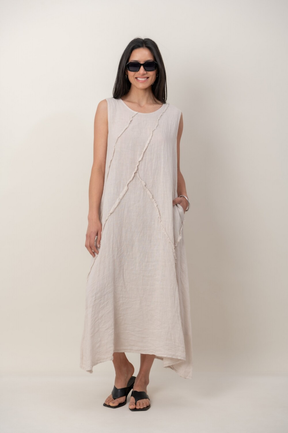 VESTIDO TIALLI Beige