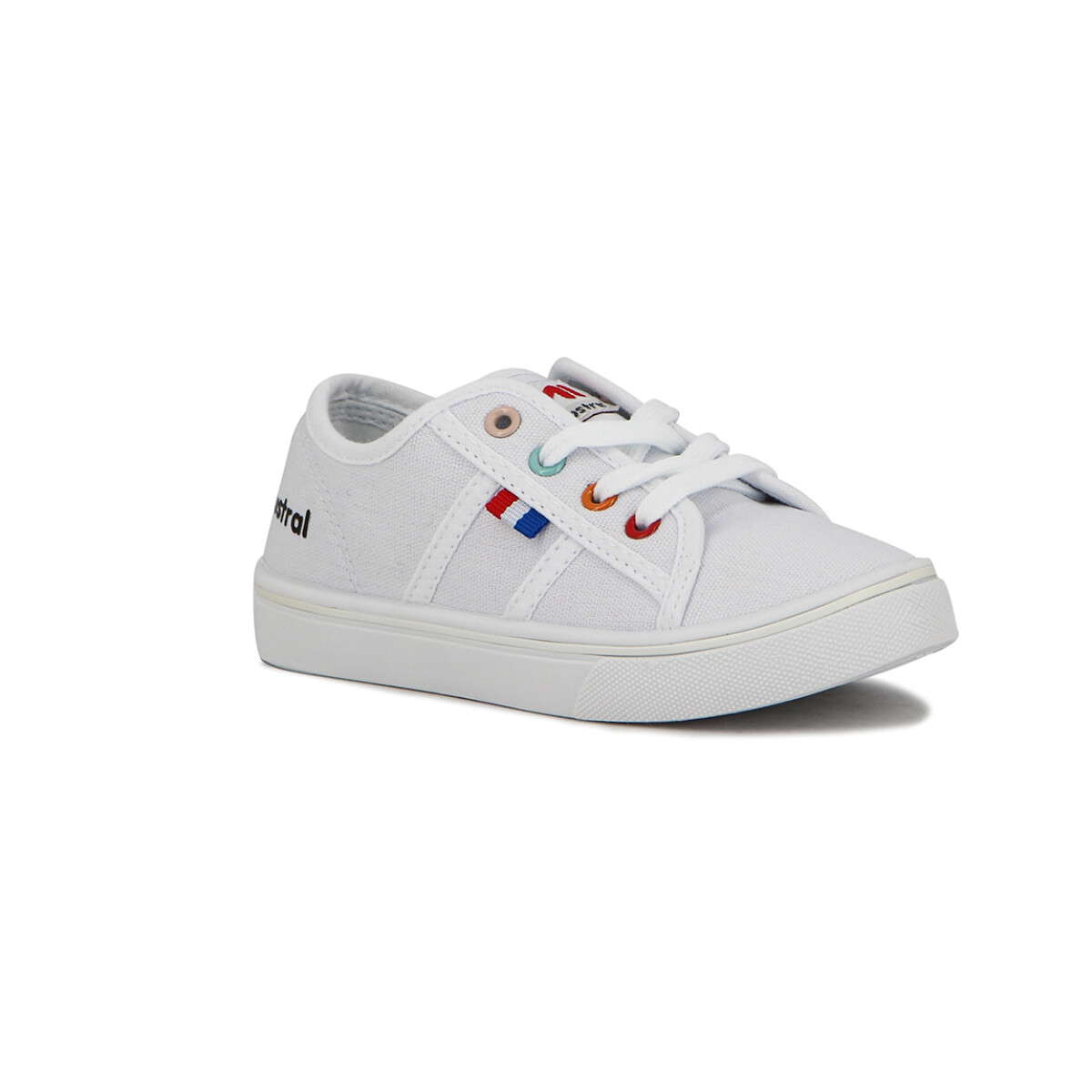 Austral Zapatilla Acordonada Casual Kids - Blanco 