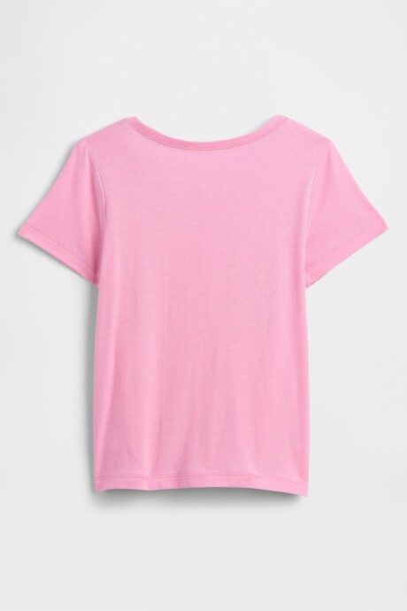 Remera Logo Gap Manga Corta Toddler Niña Parisian Pink