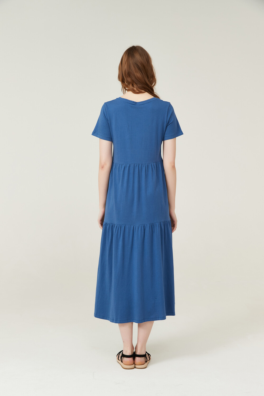 Vestido Hafez Azul Piedra
