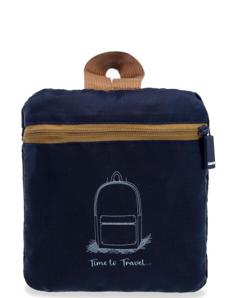 MOCHILA PLEGABLE LISA Marino