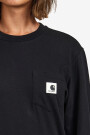 CAMISETA W' CON BOLSILLO Negro