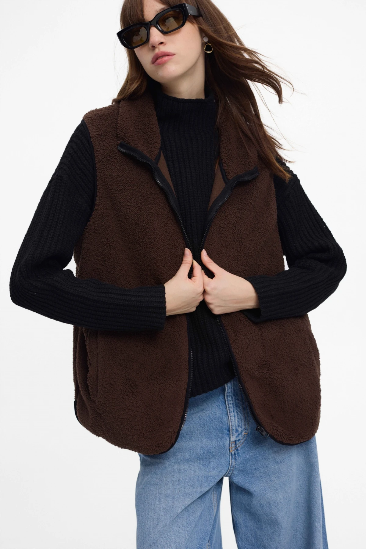 Chaleco Tory Marron