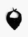 Pañuelos Raso Pañuelo De Broderie - Negro