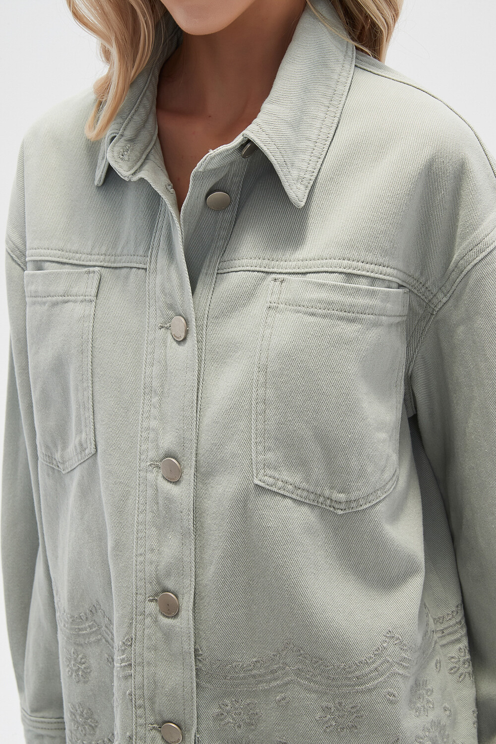 Campera Bimes Verde Azulado