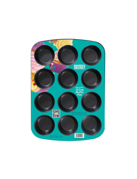 MOLDE MUFFIN x12 ANTIAD. 27x37x4CM/0.5MM ESSENTIAL MOLDE MUFFIN x12 ANTIAD. 27x37x4CM/0.5MM ESSENTIAL