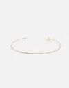 Pulseras Rígidas Strass Pulsera Con Dije De Estrella - Dorado