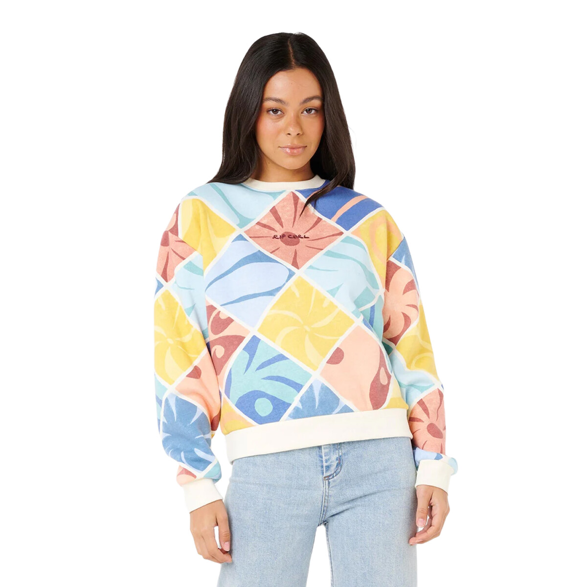 Buzo Rip Curl Aots - Ty Williams Relaxed Crew - Multicolor 
