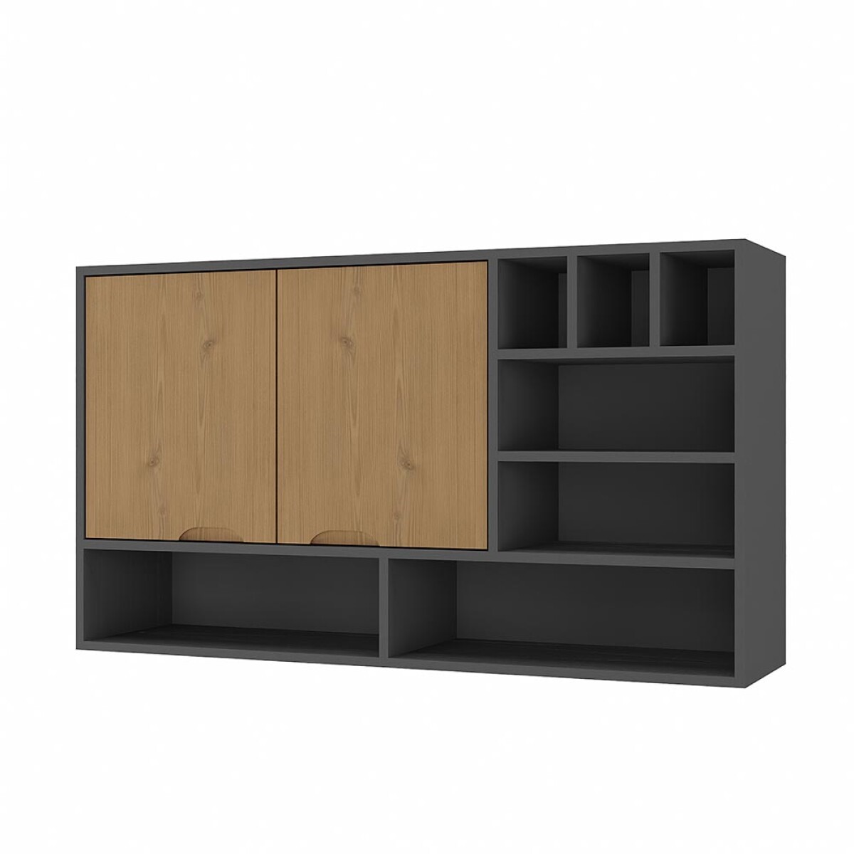 Aereo 2 puertas Linea Veneza - Grafito/Miel 