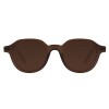 Lentes De Sol Alok Redondo - Unisex Marrón/marrón