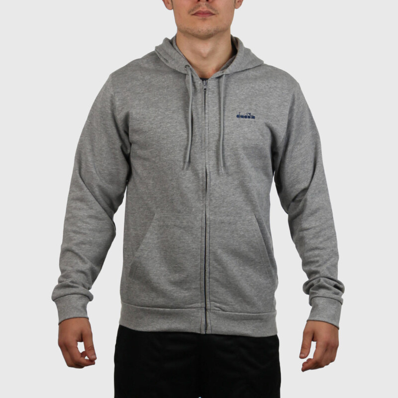 Campera Deportiva Hombre Diadora Gris