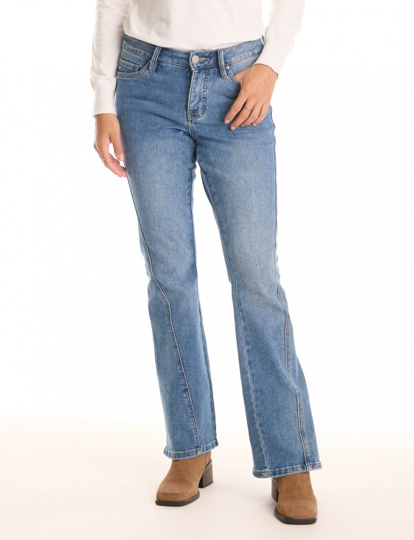 Jean Bootcut Costura Frontal JEAN