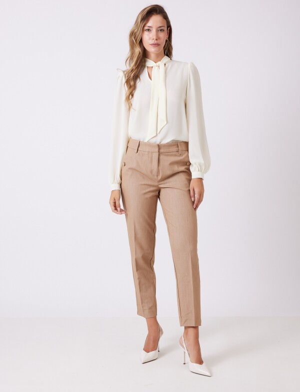 Pantalon Gabardina Ligera & Confort BEIGE