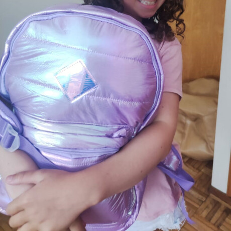 Mochila Puffer Lila
