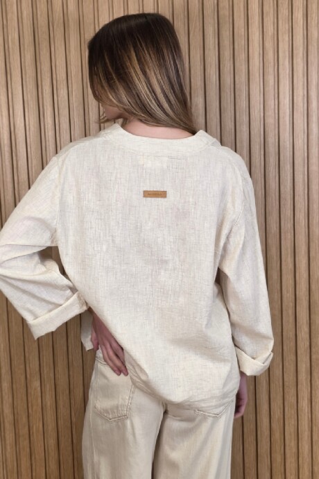 Bluson Lu Lino Beige Melange