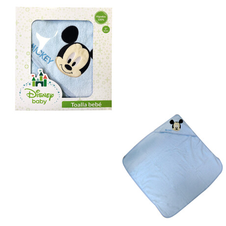 Toalla de Baño para Bebe con Capucha Diseño Mickey 001