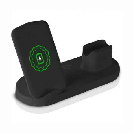 Base De Carga Inalámbrica RCA M14-BK 3 En 1 Para Celular Smartwatch Y Auriculares Base De Carga Inalámbrica RCA M14-BK 3 En 1 Para Celular Smartwatch Y Auriculares