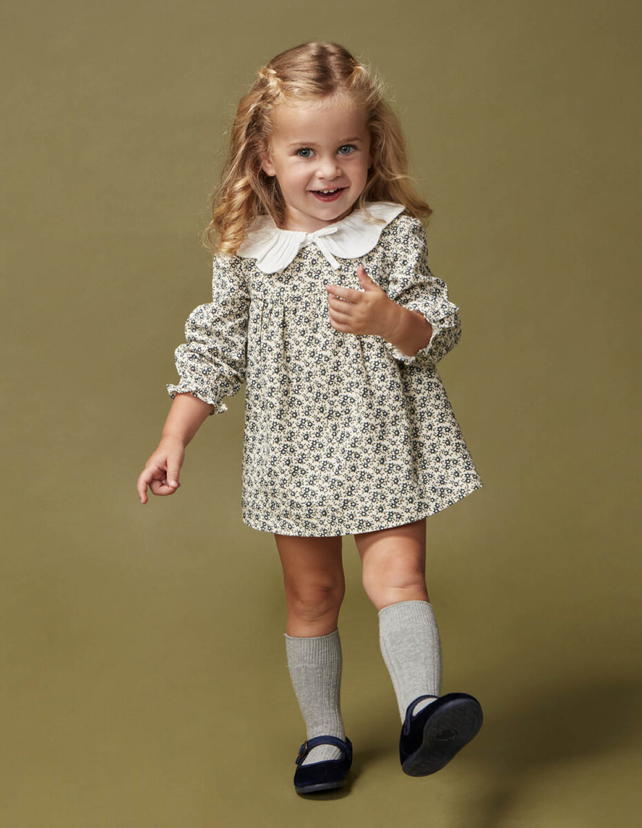 Vestido Florecitas - Blanco Roto 