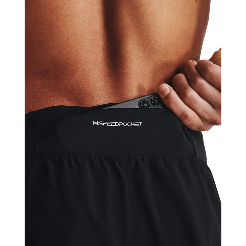 UA LAUNCH PRO 2n1 7'' SHORTS-BLU BLK-001
