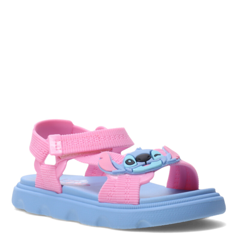 Sandalia de Niña Disney Easy Baby Azul - Rosado