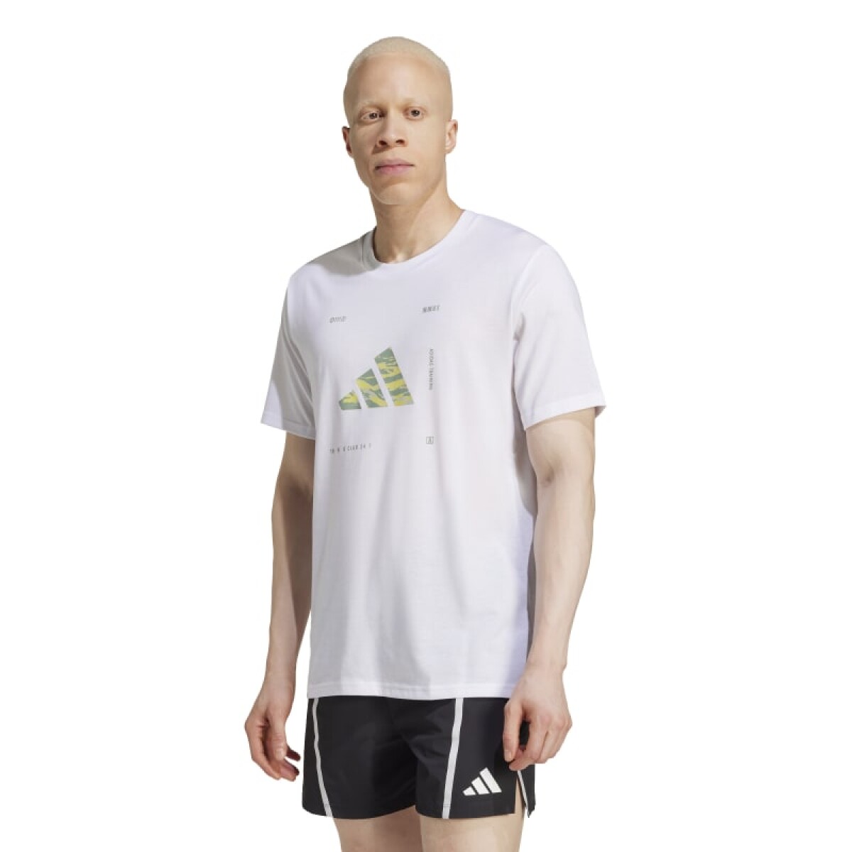Remera Adidas Climacool Camo Logo Graphic - Blanco 