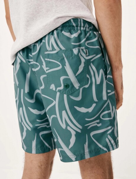SHORT MASCULINO ESTAMPADO CON SUSPENSOR SHORTS MASC