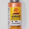 PINTURA ACRILICA ARTISTICA DIBU 60 ML. DIFERENTES COLORES COLOR PERLADO NARANJA 232