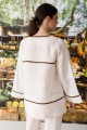 PRE VENTA BLUSA COCO Manteca