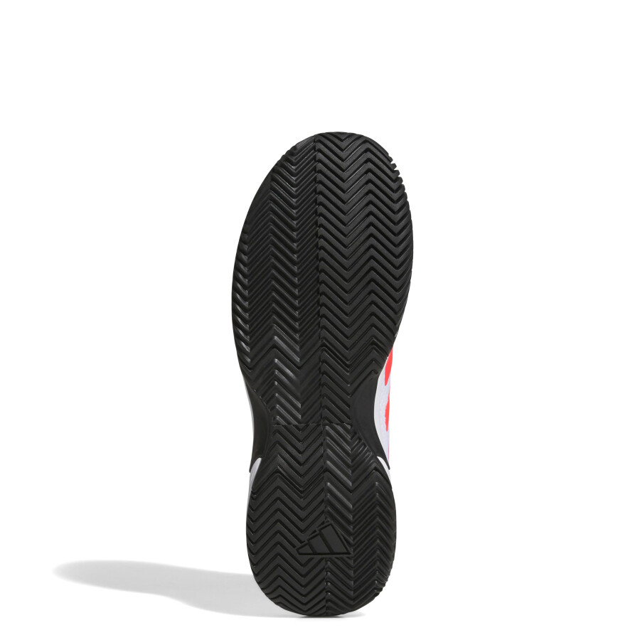 Championes de Hombre Adidas Gamecourt 2.0 Blanco - Rojo - Negro