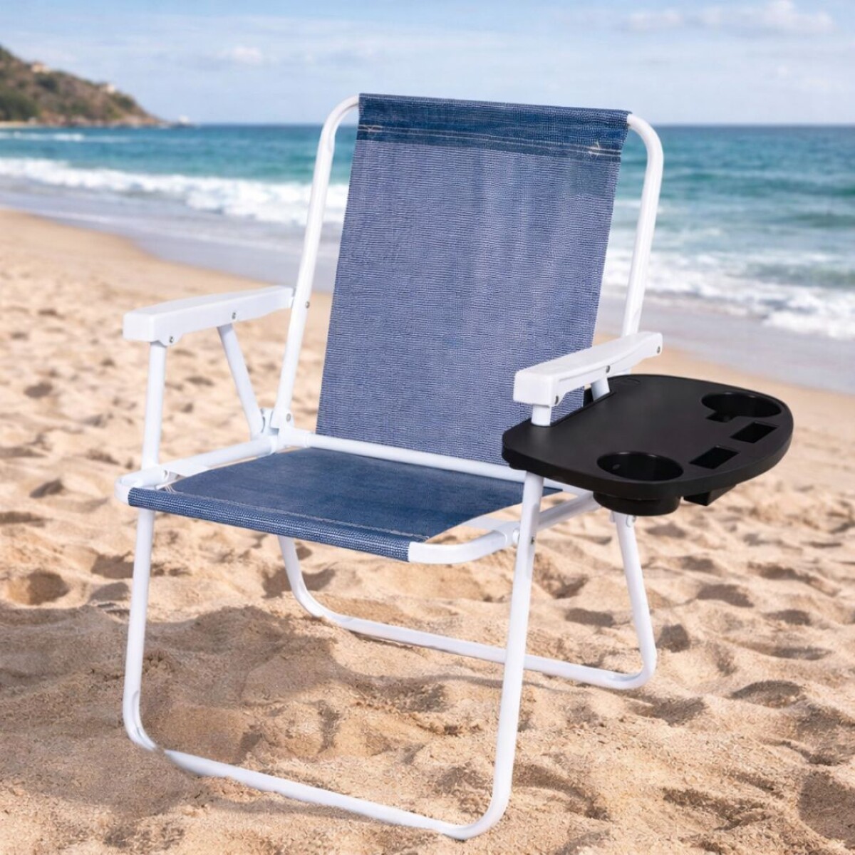 MESA AUXILIAR PARA REPOSERA MOR NEGRA 