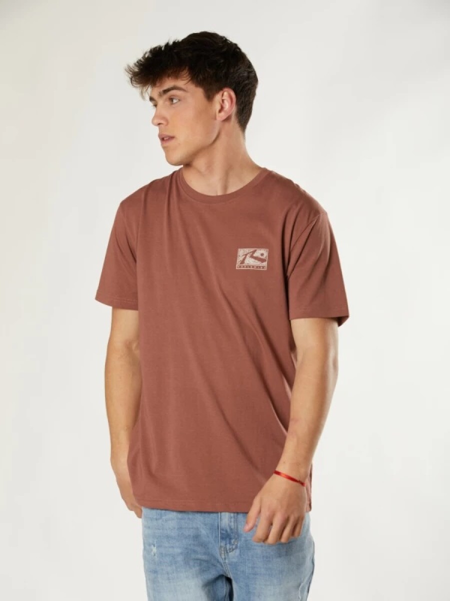 T-SHIRT RUSTY INDIE - BORDO 