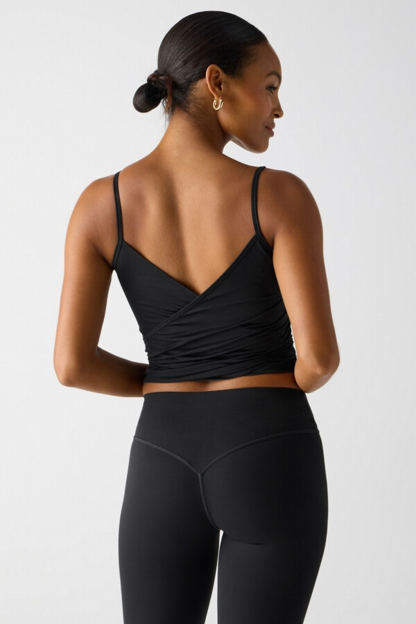 Top Reversible Whisper Crossover Mujer Black