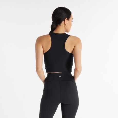 Musculosa New Balance de Dama - Micro-Rib Tank - WT43523BK BLACK