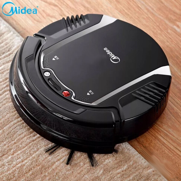 Aspiradora Robot Con Control Midea F4+ ASPIRADORA ROBOT MIDEA F4+ NEGRA AP
