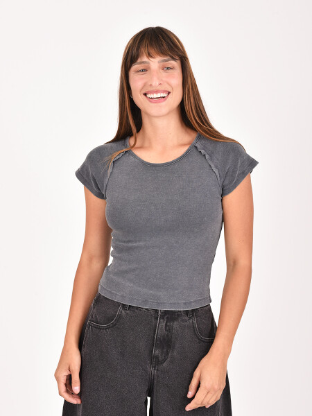 REMERA NEGRIS GRIS OSCURO