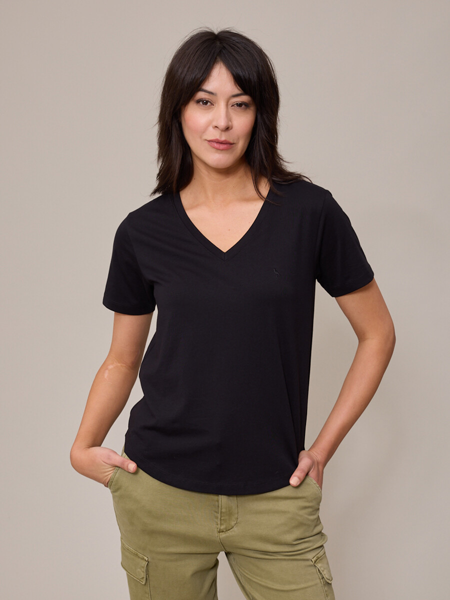 T-SHIRT ALOLA POLANCO - Negro 